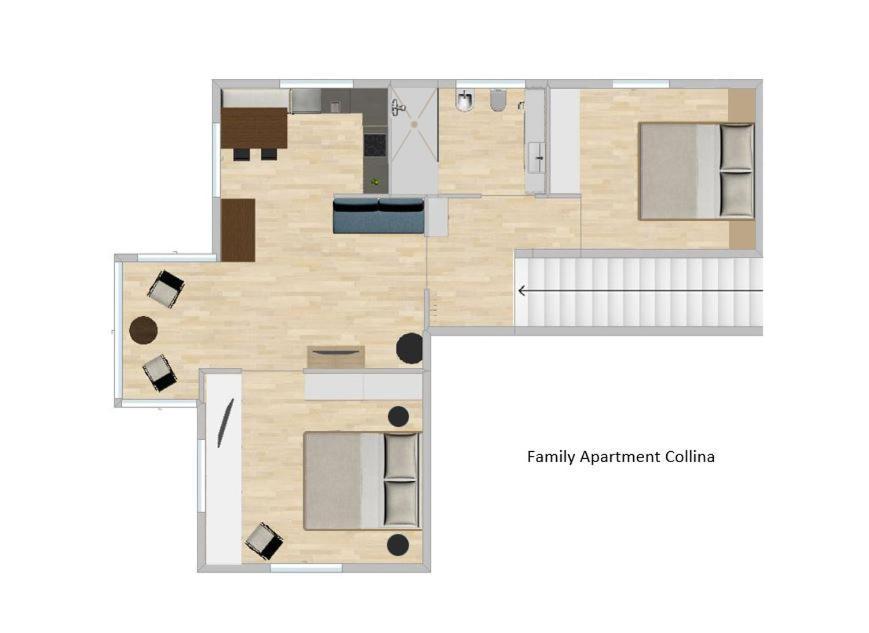 Apartment Cesa Collina Ortisei Exteriör bild